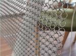 Window Treatment Stainless Steel Ring Mesh Curtains , Metal Chainmail Mesh