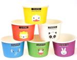 Gelato Paper Cup Icecream Paper Cup With Lids,4oz paper ice cream single serving