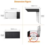 50000 Hour Working Lifetime Solar Led Gate Landscape Lighting with Rgb Warm