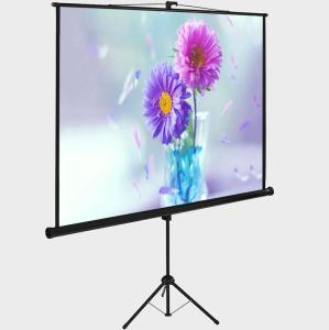 Wholesale Adjustable Outdoor Projector Screen Matte White Tripod 1:1 Format from china suppliers