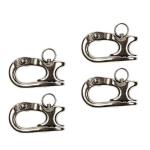 Imperial Measurement System Stainless Steel Sheet Snap Shackle with Thimble and
