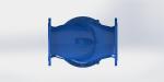 Swing Flex Nylon Reinforcement 40 Degree Rubber Disc Check Valve Anti Water