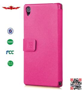 Wholesale 100% Perfect Fit Brand New Import PU Book Wallet Leather Cover Case For Sony Xperia Z2 from china suppliers