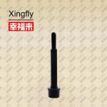 Black Fingernail Polish Brushes For Nail Polish PE Plastic Nylon Material
