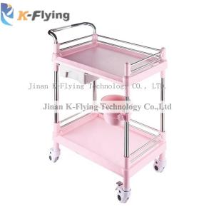Wholesale Mobile 1 Dirt Bucket Medical Storage Trolley 54x37cm from china suppliers