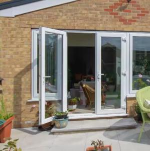 Wholesale Insect Screen Aluminum Swing Door with Double Tempered Clear Glazing and Automatic Openning from china suppliers