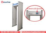8 Distinct Pinpoint Zones Airport Security Metal Detectors , Full Body Metal