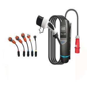 Wholesale 100-240V Type 2 EV Charger 8/10A Adjustable Australia Portable EVSE Charger Plug In from china suppliers