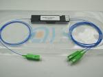 FC/APC Fiber Optic 1x8 PLC splitter, plastic ABS box packing 1260/1650