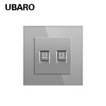 Customized RJ45 Dual Cable Socket Plug Switch Accessories Kit Cat6 1000M