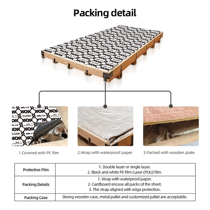PVD Silver Gray Stainless Steel Water Ripple Metal Sheet 4 X 4mm 4 X 8mm Custom Steel Plate