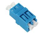 Single Mode Duplex LC Fiber Optic Adapter RJ Version with Ceramic Sleeve