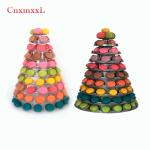 Clear Plastic 10 Tier Macaron Stand 62cm Macaron Wedding Display