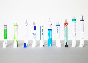 Wholesale Small Dosage Eye Ointment Tube , Empty Squeeze Tubes With Long Nozzle from china suppliers