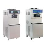 Dual System Soft Ice Cream Making Machine Air Pump 2+1 Mixed Flavor