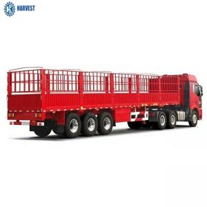 Wholesale Q345 60 Ton CIMC 3 Axle 12r22.5 Tire Fence Semi Trailer from china suppliers