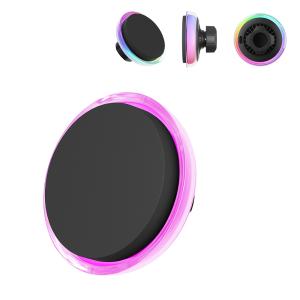 Wholesale Iphone 15 Pro Max Charger Crystal Texture Transparent Design Dreamy Effect 15W Fast Charging Wireless Charger from china suppliers