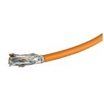 Double Shielded Network LAN Fiber Cable for FTTX Fiber Optic Equipment 4 Pairs /