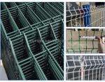 1.2mm Post Thickness Steel Fence Panels for Home Garden V Folds Welded Mesh