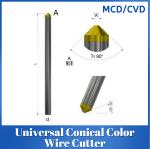 Universal MCD CVD Diamond Cutter Conical Color Wire Cutter For Industrial