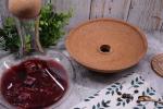 23cm Natural Cork Coasters Sturdy Glass Top Wine Decanter Cork Stoppers Anti