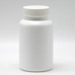 Customized Logo Acceptable 225ml HDPE Drug Safe Refill White Plastic Bottle with