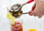 Professional 304 Stainless Steel Lemon Squeezer with Silicone Handle Lemon Juice