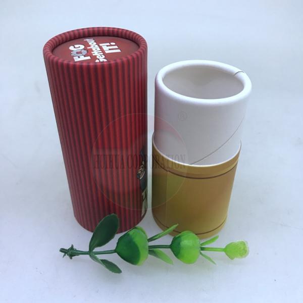 FDA Food Grade Paper Cans Packaging Paw Cream Kraft Twist Up Lipstick Balm Paper