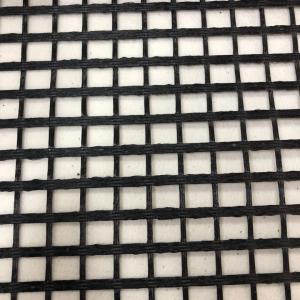Wholesale Black Mesh Fiberglass Geogrid for Pavement Ground Stabilisation from china suppliers