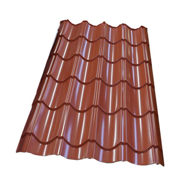 Low Slope Roofing Galvanized Colour Coated Corrugated Steel Roofing Sheet Metal