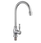 Modern Design Zinc Alloy Pull Out Down Silver Sink Kitchen Faucet Mixer Hot Cold