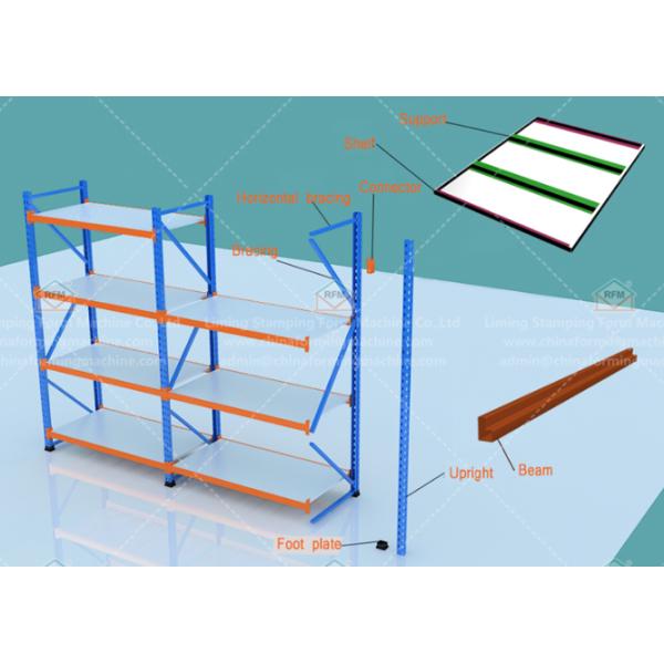 Delta Column 2.0mm Storage Rack Roll Forming Machine 380v
