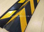 6 Holes Molded Rubber Products / Parking Lot Reflective Corner Protector For