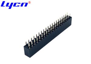 Wholesale O Type Terminal Female Header Connector 180 Degree DIP Straight Double Row from china suppliers