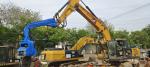 750kg Arm Excavator Mounted Pile Driver for 18m Max Pile Length Piling