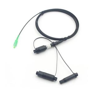 Wholesale 3-in-1 Fast Connector Pre-connectorized FTTH Drop Cable G657A2 SM from china suppliers