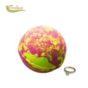 Wholesale Natural Ingredient Bubble Bath Fizz Balls / Bath Bombs With Rings Inside from china suppliers