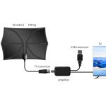 28dBi 5g 4k Yagi Exterior Aerial For Plug 75 Ohm Digital Outdoor Cable Adapter