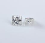 DEF Color Diamond Moissanite Clear White Lab Created Diamonds 9mm Princess Cut