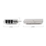 PC/ABS 8 Core Optical Fiber Terminal Box Wall Mounted Outdoor Fiber Termination