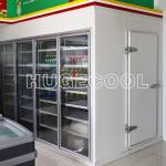 Aluminium Alloy Frame Glass Door Coolers for Walk-in Beer Caves and Liquor