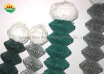2.5mm 1.7mm Wire Diamond Chain Link Fence Heavily Galvanized Corrosion