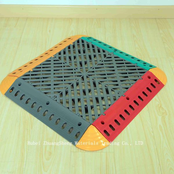 3.9mm Plastic Walkway Grating/ Plastic Permeable Floor / Outdoor Non Slip Plastic Flooring By Plastic Injection Molding