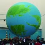 PVC Inflatable Venus Planet Hanging Inflatable Eight Planets Lighted Solar