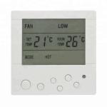 White Wall Mounted AC Digital Room Thermostat With CE Certificate