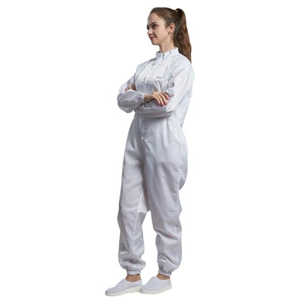 Breathable Anti Static Garments Soft Skin-Friendly Clean Room Suit