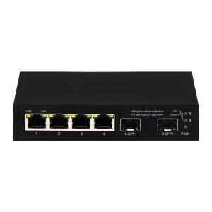 Wholesale 6 Port 10g Fiber Ethernet Switch 4* 2.5G RJ45 + 2* 10G SFP+ Support OEM/ODM from china suppliers