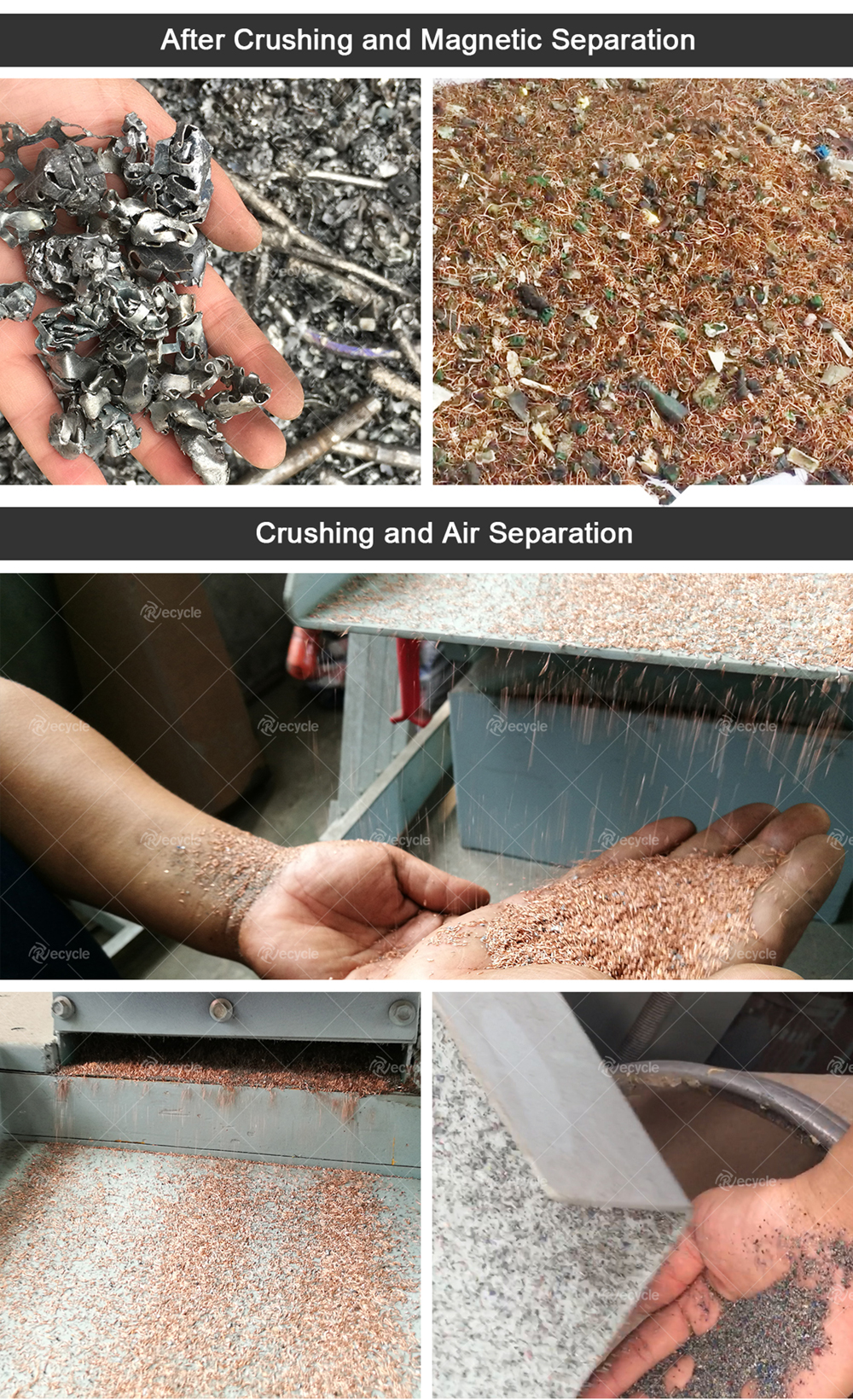9000 kg High Capacity Automatic Metal Crushing Machine for Scrap Aluminum Processing