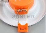 6W Warm White LED Recessed Downlight , ac85-265v Double Recessed LED Downlight