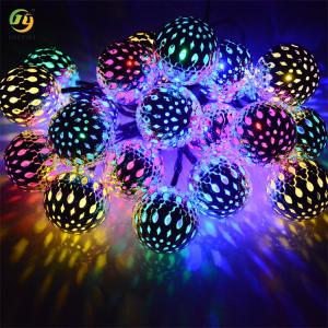 Wholesale Solar Outdoor Waterproof Moroccan String Lights For Terrace Garden Party Festive Christmas Tree from china suppliers
